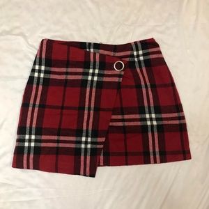 Mini Plaid Skirt